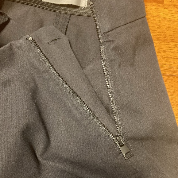 Everlane Womens Size 0 The Side-Zip Stretch Cotton Pant Black Work Trousers - Picture 12 of 13